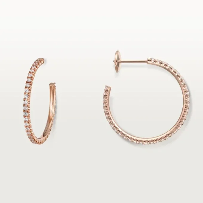 Cercei Etincelle De Cartier – Aur roz, Diamante – Cartier
