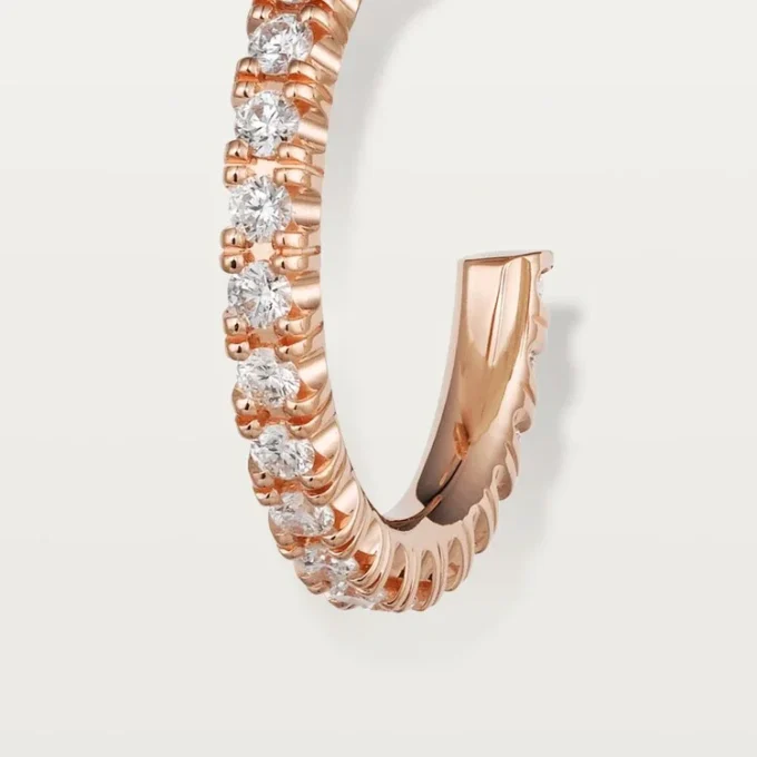 Cercei Etincelle De Cartier – Aur roz, diamante – Cartier