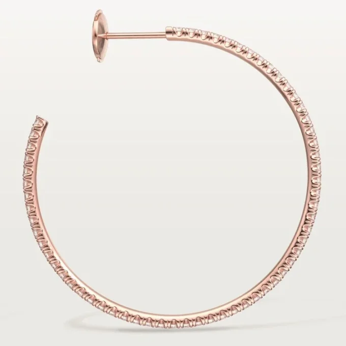 Cercei Etincelle De Cartier – Aur roz, diamante – Cartier