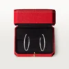 Cercei Etincelle De Cartier, model mare – aur alb, diamante – Cartier