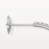 Cercei Etincelle De Cartier, model mediu – aur alb, diamante – Cartier