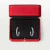 Cercei Etincelle De Cartier, model mic – aur alb, diamante – Cartier