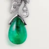 Cercei Faune Et Flore De Cartier, picături de smarald, pavate