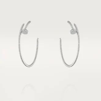 Cercei Juste Un Clou – Aur alb, diamante – Cartier