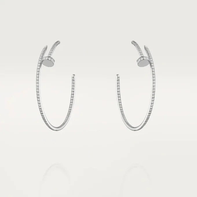 Cercei Juste Un Clou – Aur alb, diamante – Cartier