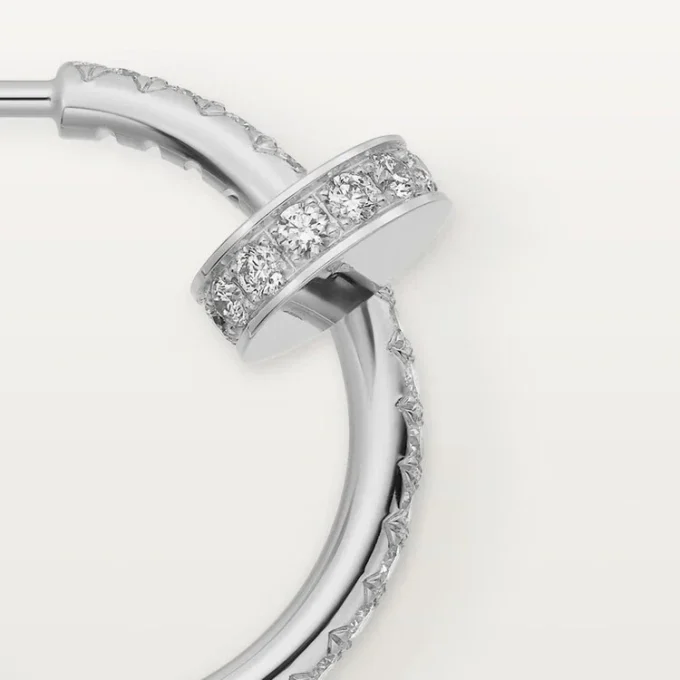 Cercei Juste Un Clou – Aur alb, diamante – Cartier