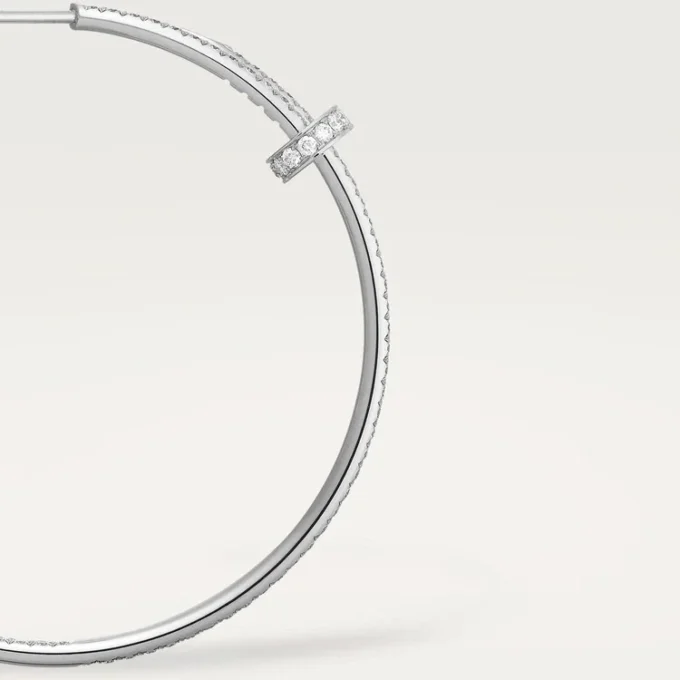 Cercei Juste Un Clou – Aur alb, diamante – Cartier