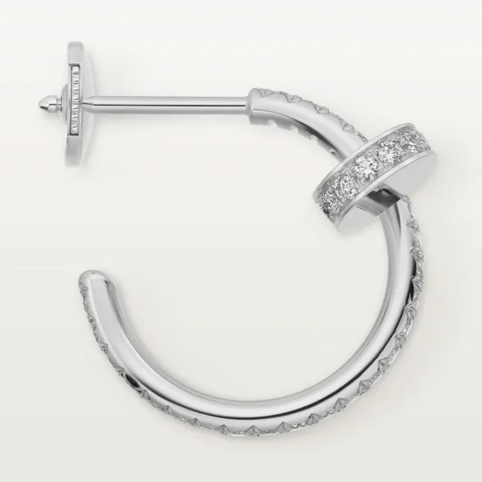 Cercei Juste Un Clou – Aur alb, diamante – Cartier