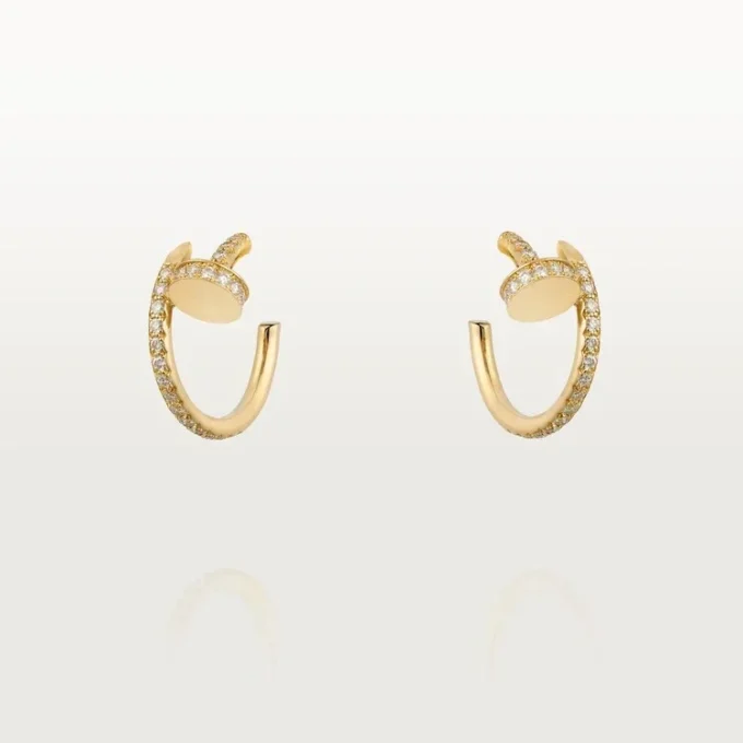 Cercei Juste Un Clou – Aur galben, diamante – Cartier