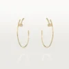 Cercei Juste Un Clou – Aur galben, diamante – Cartier
