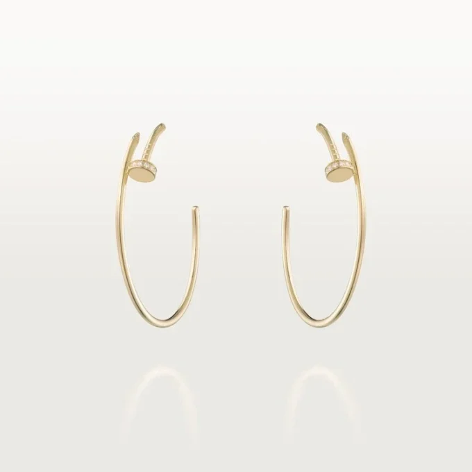 Cercei Juste Un Clou – Aur galben, diamante – Cartier