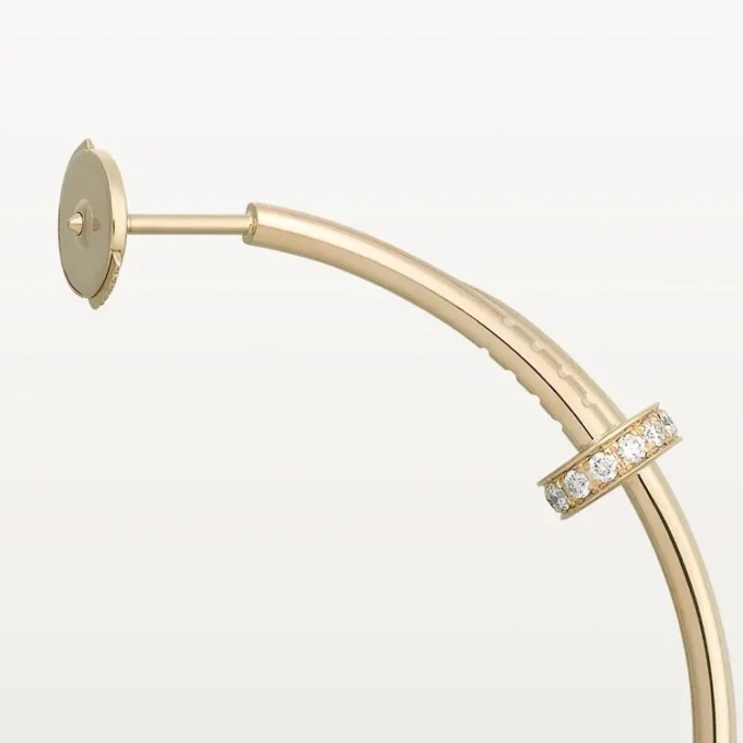 Cercei Juste Un Clou – Aur galben, diamante – Cartier