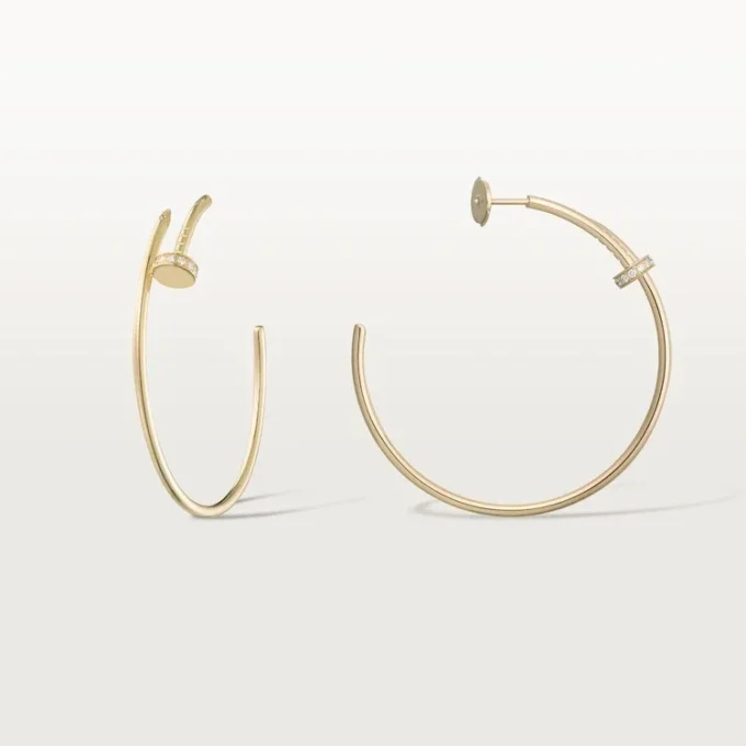Cercei Juste Un Clou – Aur galben, diamante – Cartier