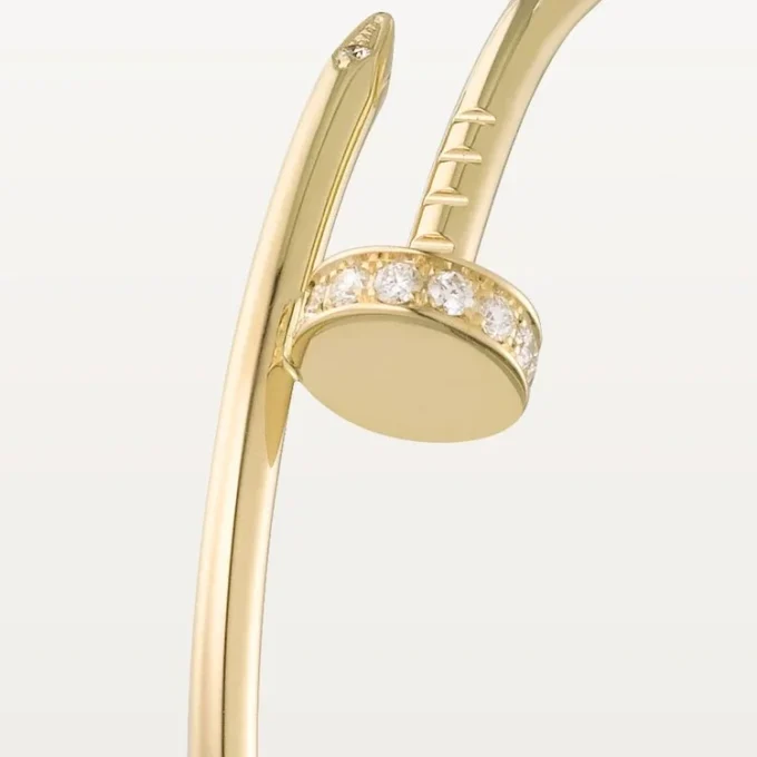 Cercei Juste Un Clou – Aur galben, diamante – Cartier