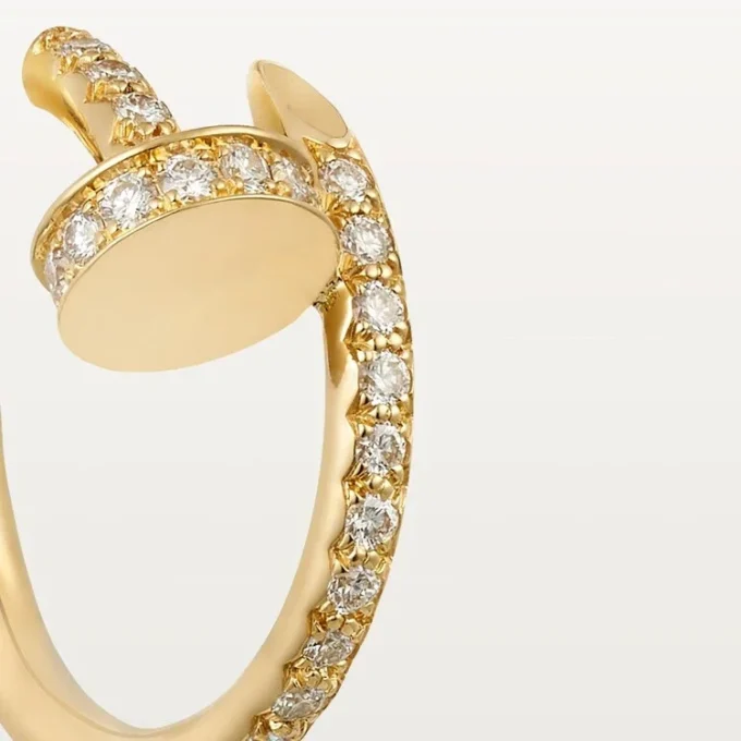 Cercei Juste Un Clou – Aur galben, diamante – Cartier