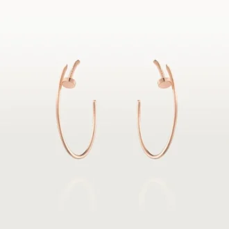 Cercei Juste Un Clou – Aur roz – Cartier