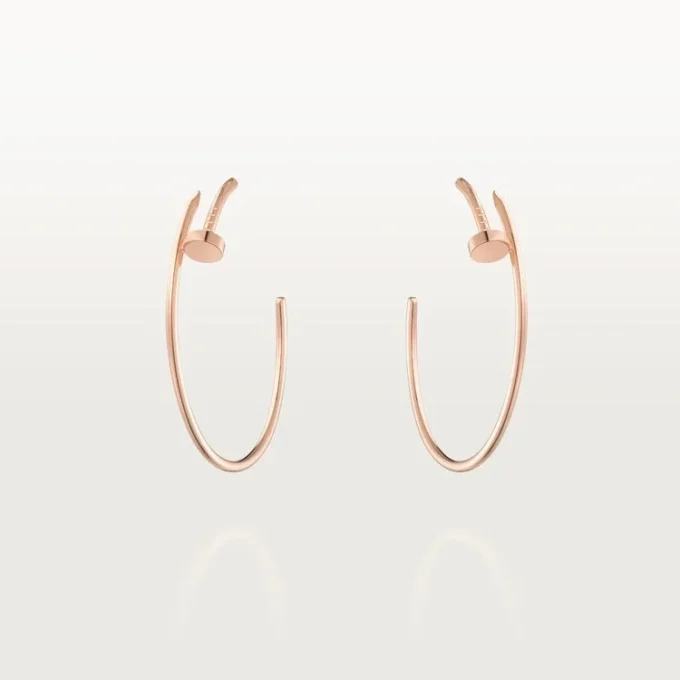 Cercei Juste Un Clou – Aur roz – Cartier