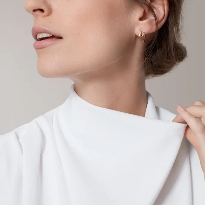 Cercei Juste Un Clou – Aur roz – Cartier