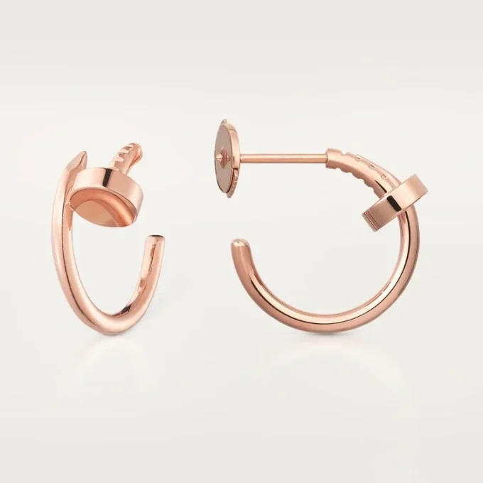 Cercei Juste Un Clou – Aur roz – Cartier