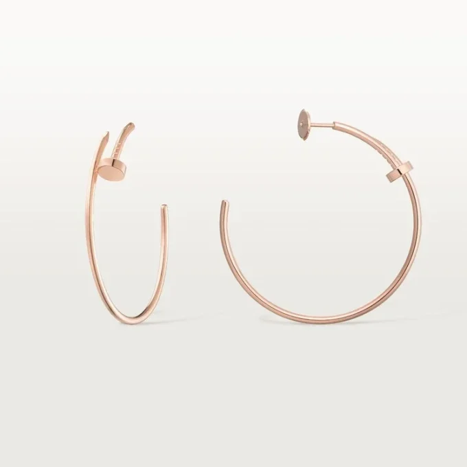 Cercei Juste Un Clou – Aur roz – Cartier