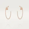 Cercei Juste Un Clou – Aur roz, Diamante – Cartier