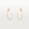 Cercei Juste Un Clou – Aur roz, Diamante – Cartier