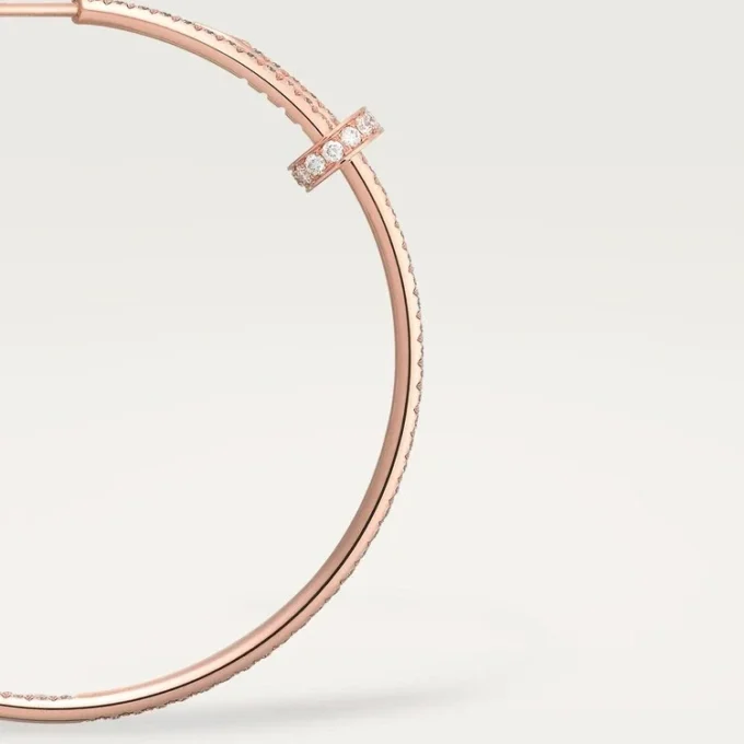 Cercei Juste Un Clou – Aur roz, Diamante – Cartier