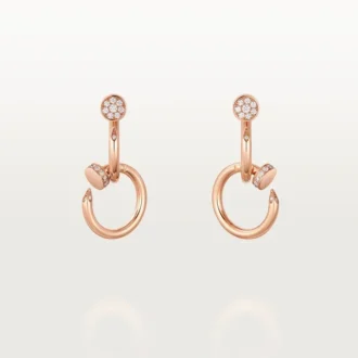 Cercei Juste Un Clou, dubli, cu diamante