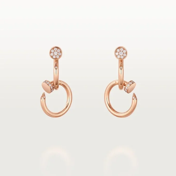 Cercei Juste Un Clou, dubli, cu diamante