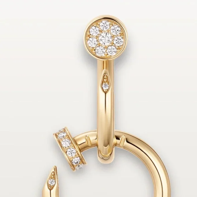 Cercei Juste Un Clou, dubli, cu diamante