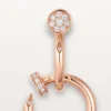 Cercei Juste Un Clou, dubli, cu diamante