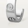 Cercei Love, 2 diamante – Aur alb, Diamante – Cartier