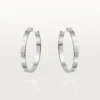 Cercei Love – Aur alb – Cartier