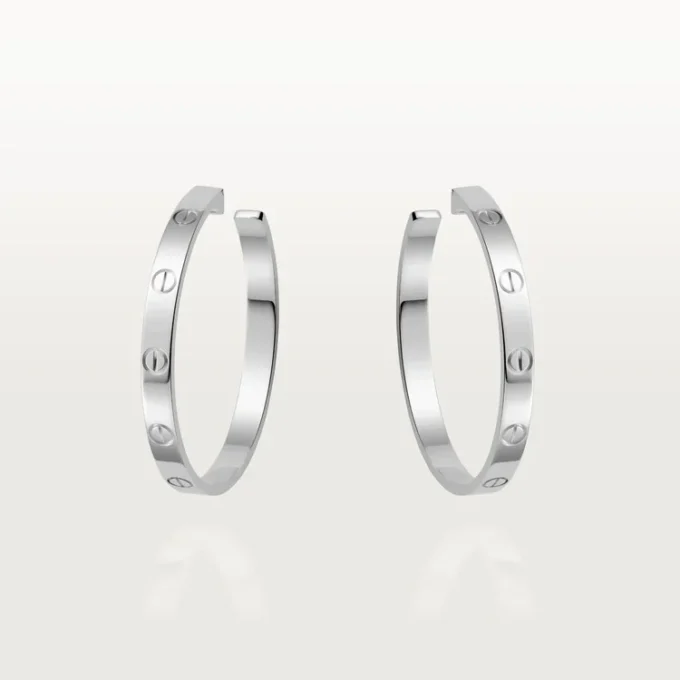 Cercei Love – Aur alb – Cartier