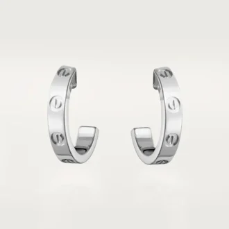 Cercei Love – Aur alb – Cartier