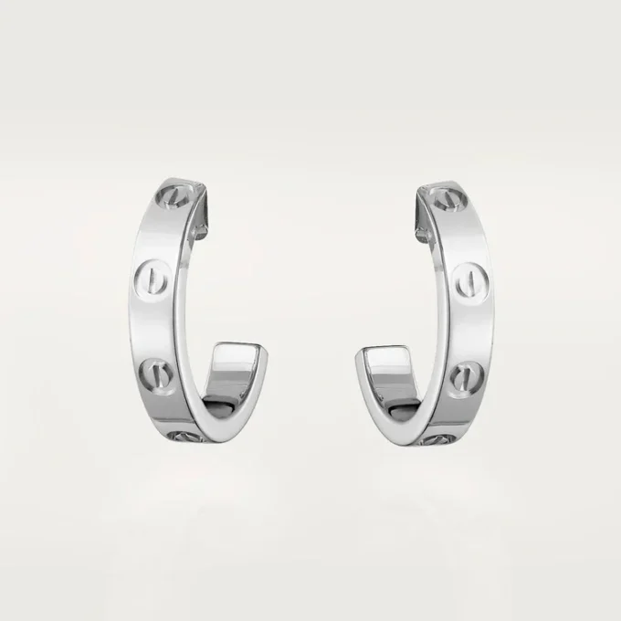 Cercei Love – Aur alb – Cartier