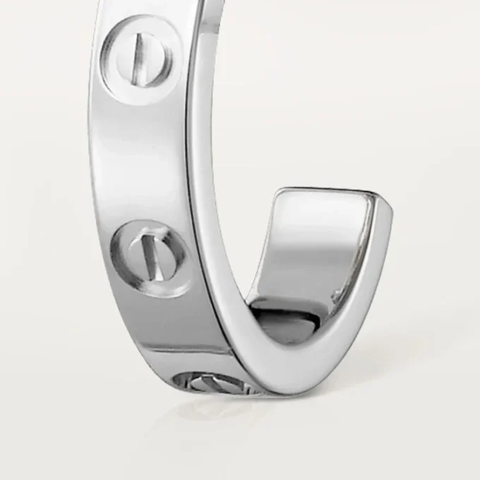 Cercei Love – Aur alb – Cartier