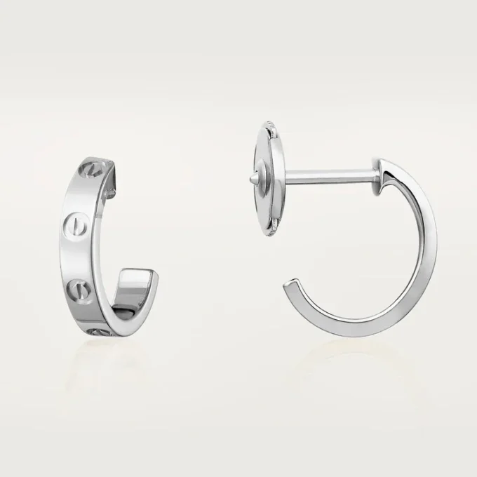 Cercei Love – Aur alb – Cartier