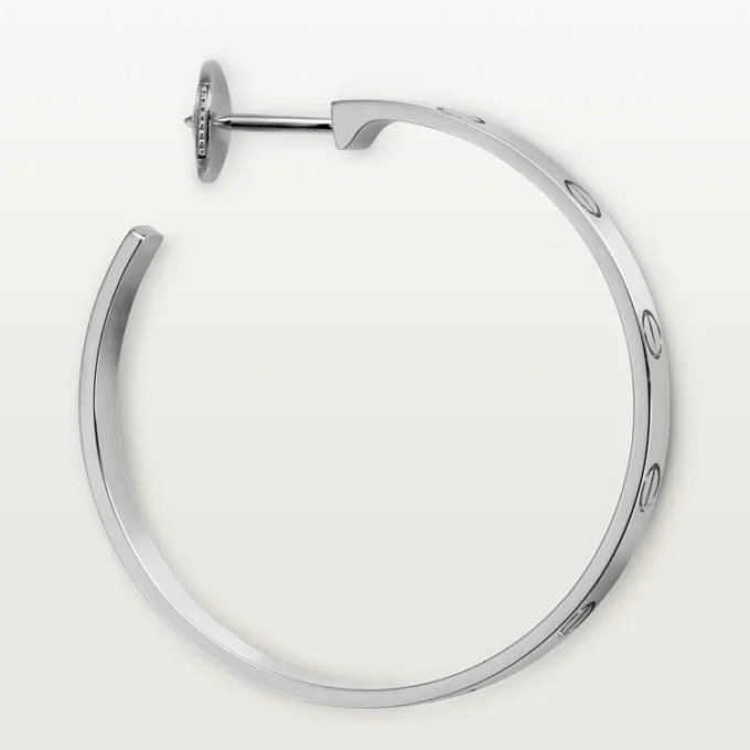 Cercei Love – Aur alb – Cartier