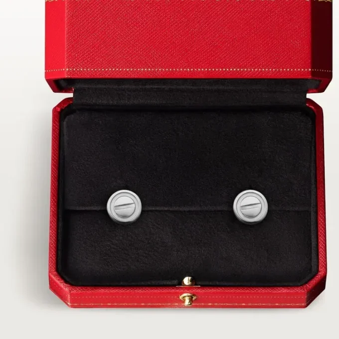 Cercei Love – Aur alb – Cartier