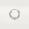 Cercei Love – Aur alb, diamante – Cartier