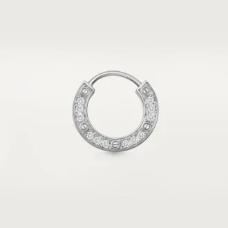 Cercei Love – Aur alb, diamante – Cartier