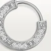 Cercei Love – Aur alb, diamante – Cartier