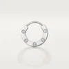 Cercei Love – Aur alb, diamante – Cartier