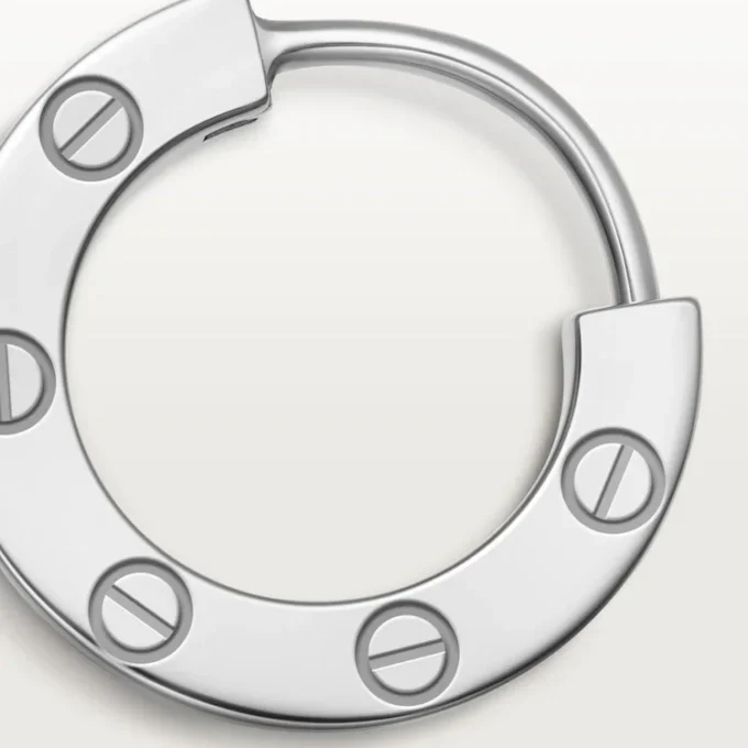 Cercei Love – Aur alb, diamante – Cartier