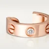 Cercei Love – Aur roz, Diamante – Cartier