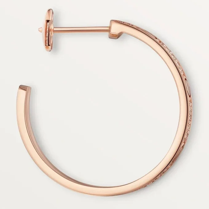 Cercei Love – Aur roz, Diamante – Cartier