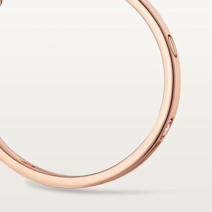 Cercei Love – Aur roz, Diamante – Cartier