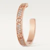 Cercei Love – Aur roz, Diamante – Cartier