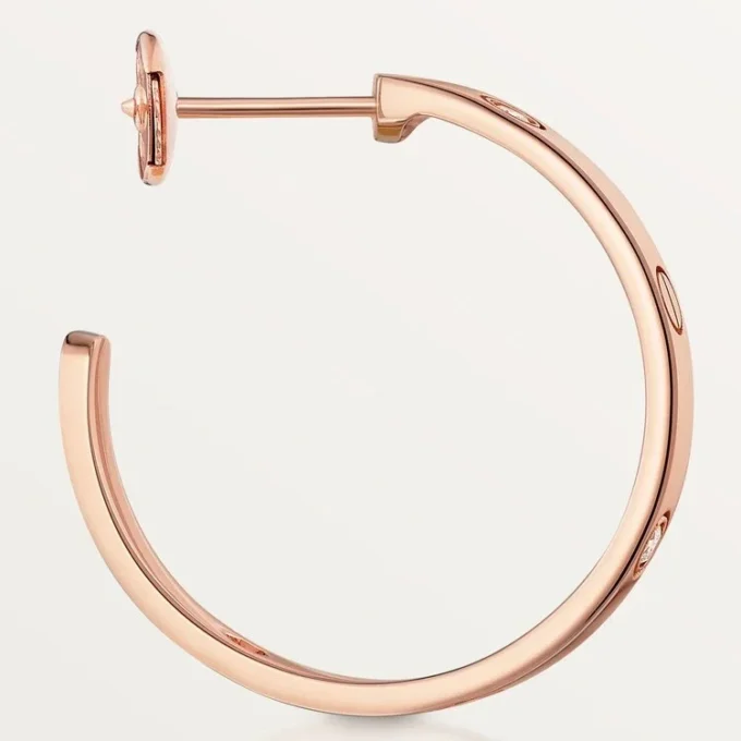 Cercei Love – Aur roz, Diamante – Cartier